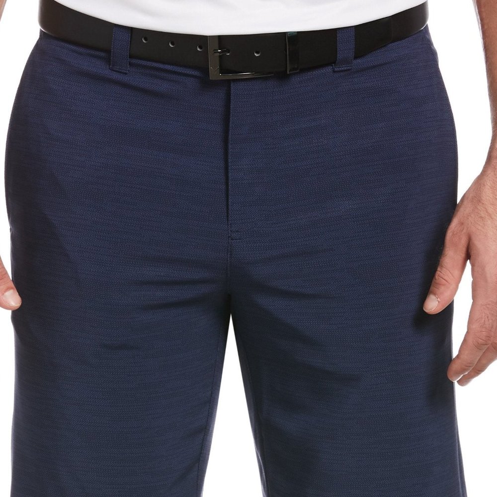 Callaway Big & Tall Printed Herringbone Short, Navy, 48B